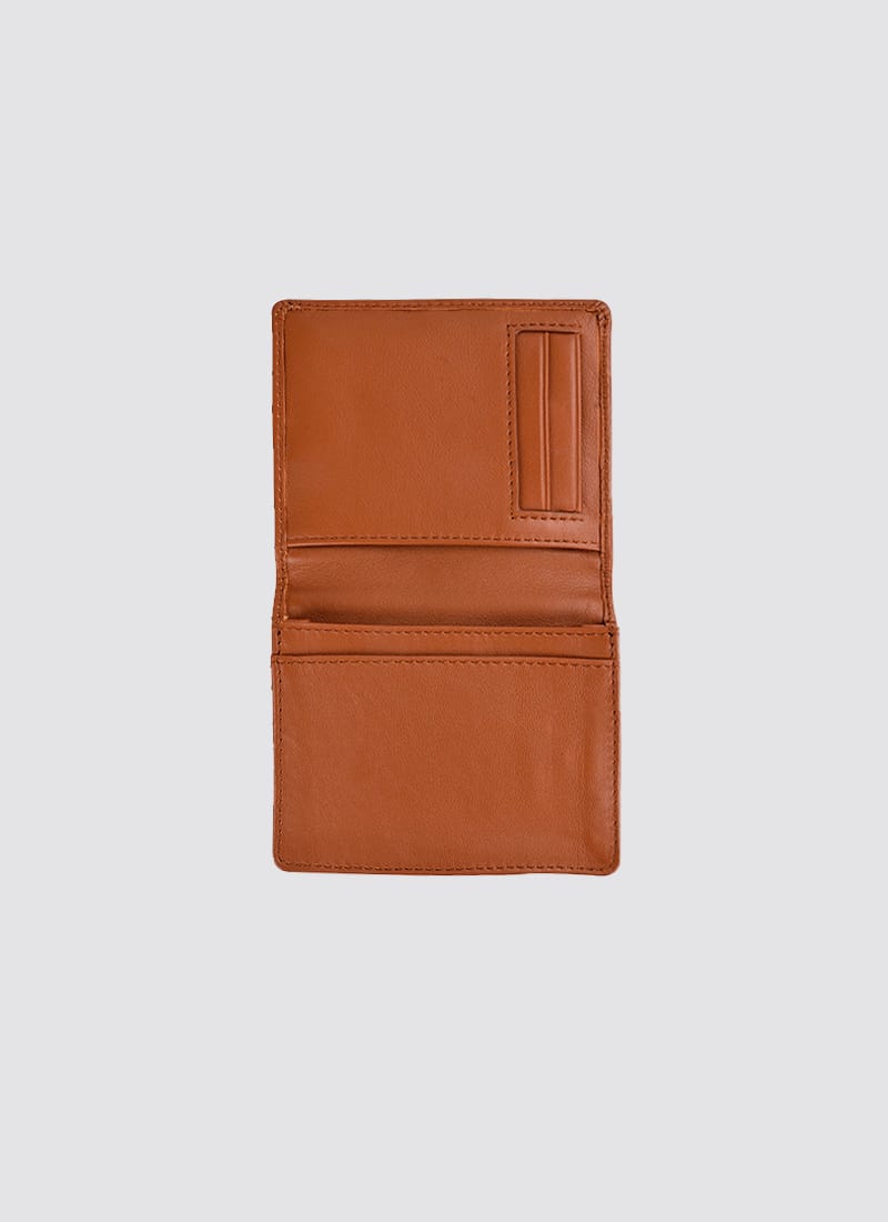 Language Shoes-Women-Ebony Wallet-Premium Leather-Tan Colour-Leather Accessories