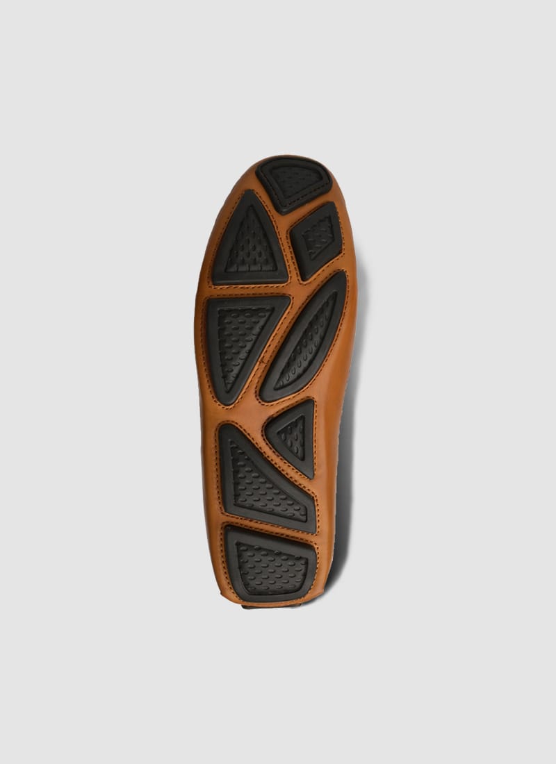 Language Shoes-Men-Drake Driver-Premium Leather-Tan Colour-Casual Shoe