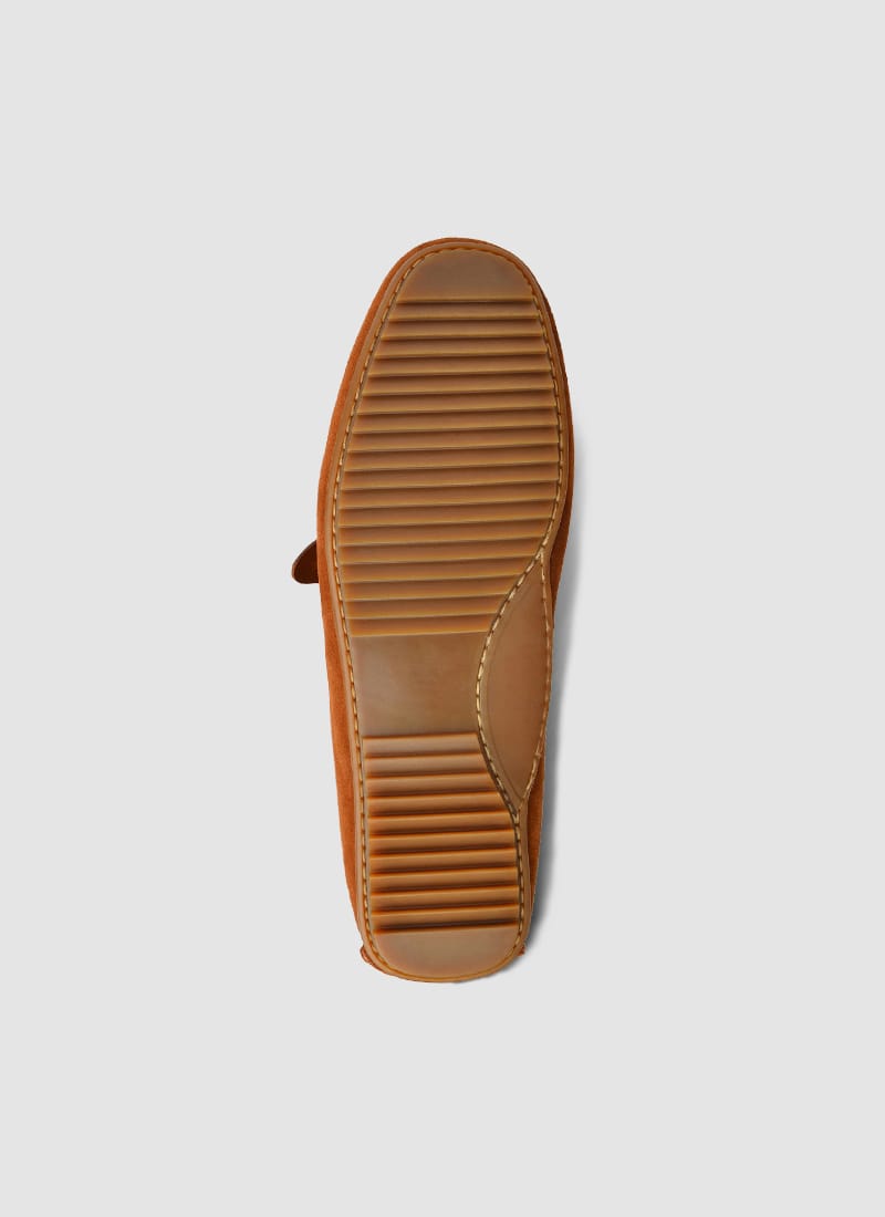 Language Shoes-Men-Reggie Driver-Premium Leather-Tan Colour-Casual Shoe