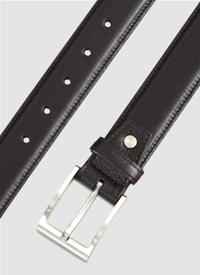 Language Shoes-Men-Travis Belt-Premium Leather-Brown Colour-Belt