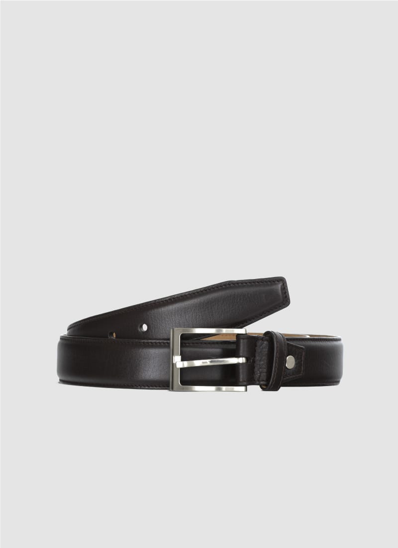 Language Shoes-Men-Travis Belt-Premium Leather-Brown Colour-Belt
