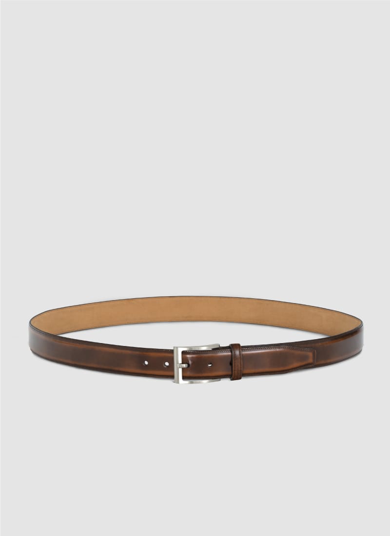 Language Shoes-Men-Parker Belt-Premium Leather-Tan Colour-Belt
