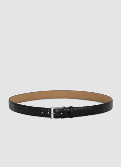 Language Shoes-Men-Kendrick Belt-Premium Leather-Black Colour-Belt