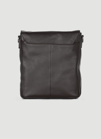 Language Shoes-Men-Seth Cross Body-Premium Leather-Brown Colour-Leather Accessories