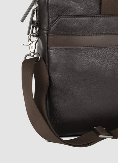 Language Shoes-Men-Julio Folio Bag(ipad Holder)-Premium Leather-Brown Colour-Leather Accessories