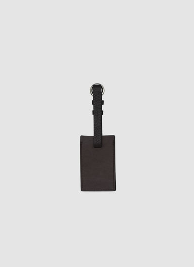 Language Shoes-Men-Nate Luggage Tag-Premium Leather-Brown Colour-Leather Accessories