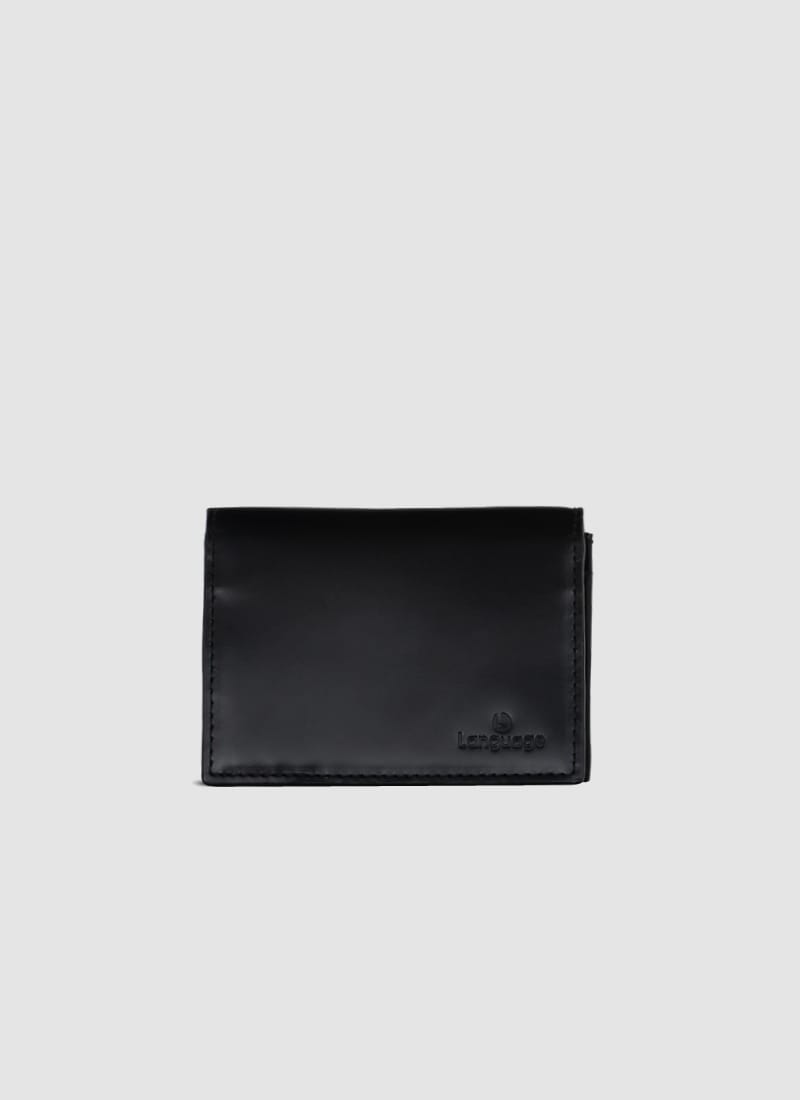 Language Shoes-Men-Otis Card Holder-Premium Leather-Black Colour-Leather Accessories