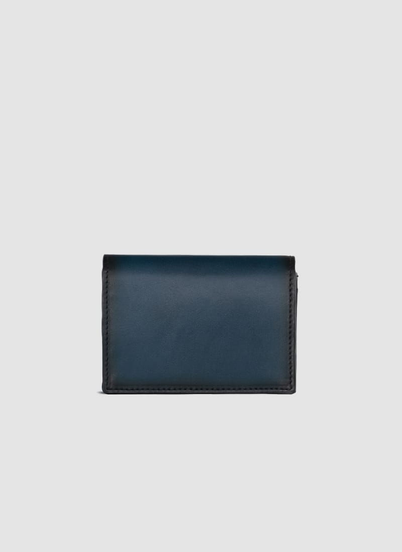 Language Shoes-Men-Otis Card Holder-Premium Leather-Navy Colour-Leather Accessories