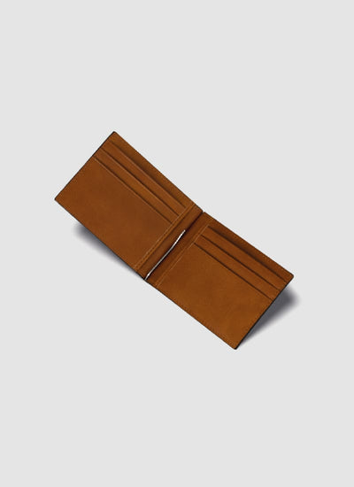 Language Shoes-Men-Wright Laser Money Clip-Premium Leather-Brown Colour-Leather Accessories