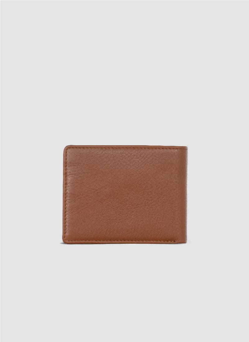Language Shoes-Men-Dean Bi-fold Wallet-Premium Leather-Tan Colour-Leather Accessories