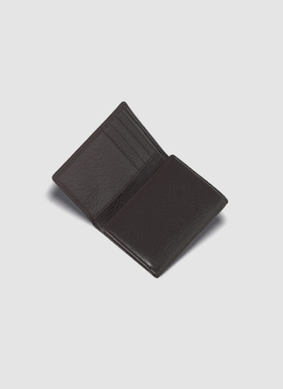 Language Shoes-Men-Woods Milled Trifold Wallet-Premium Leather-Brown Colour-Leather Accessories