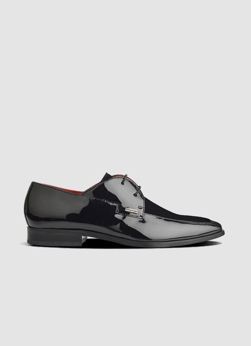 Language Shoes-Men-Negril Derby-Premium Leather-Black Colour-Formal Shoe