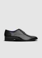 Language Shoes-Men-Oliver Oxford-Premium Leather-Black Colour-Formal Shoe