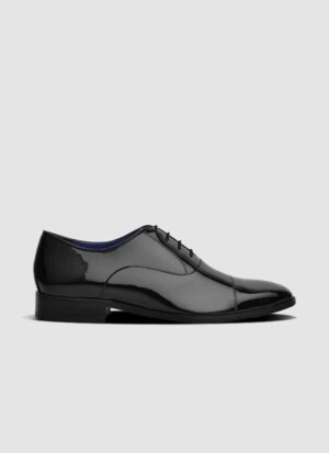 Language Shoes-Men-Oliver Oxford-Premium Leather-Black Colour-Formal Shoe