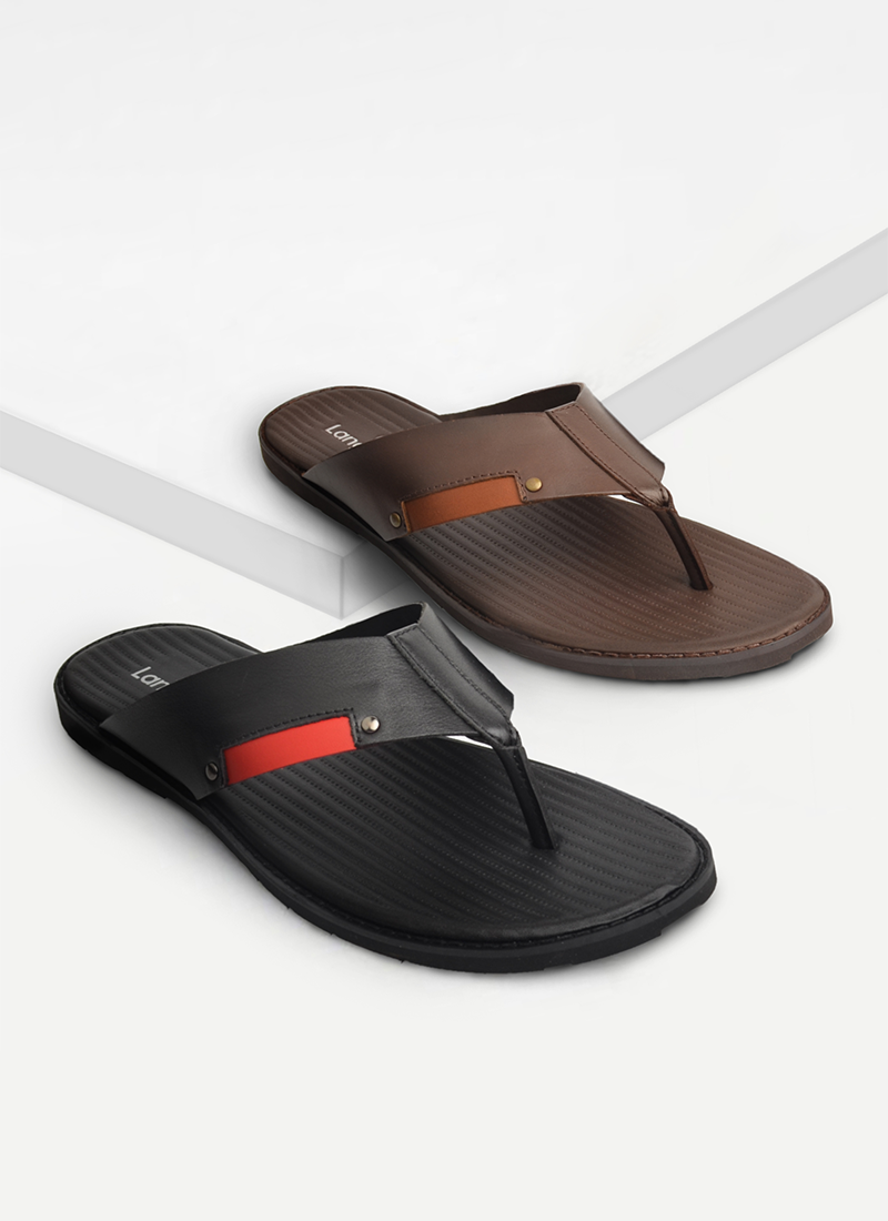 Language Shoes-Men-Alex-Sandal-Premium Leather-Black Colour-Premium Sandals