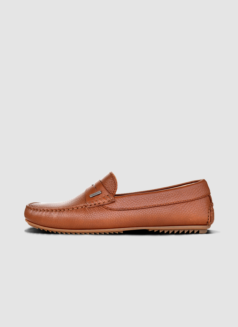 Language Shoes-Men-Moscio Driver-Premium Leather-Tan Colour-Casual Shoe