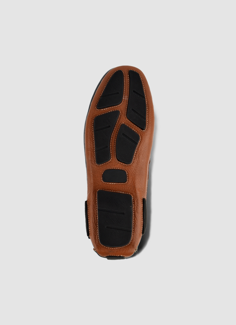 Language Shoes-Men-Samen Driver-Premium Leather-Tan Colour-Casual Shoe