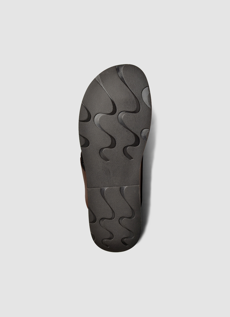 Language Shoes-Men-Ethan Sandal-Premium Leather-Brown Colour-Sandal