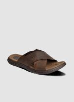 Language Shoes-Men-Aron Sandal-Premium Leather-Brown Colour-Sandal