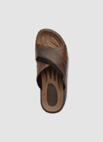 Language Shoes-Men-Aron Sandal-Premium Leather-Brown Colour-Sandal