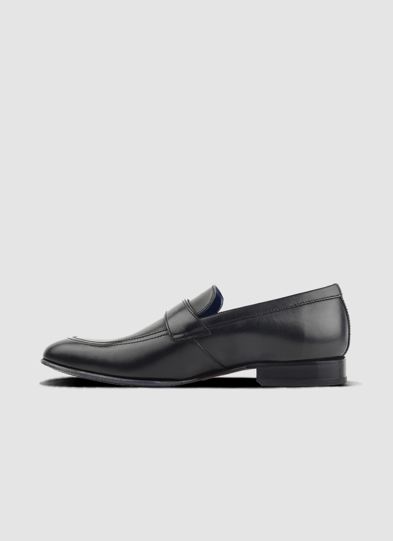 Language Shoes-Men-Kevin Loafer-Premium Leather-Black Colour-Formal Shoe