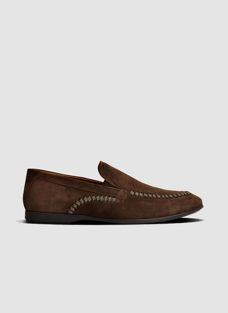 Language Shoes-Men-Albert Loafer-Premium Leather-Brown Colour-Formal Shoe