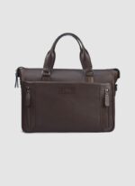 Language Shoes-Men-Mexico Laptop Bag-Premium Leather-Brown Colour-Leather Accessories
