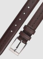 Language Shoes-Men-Gary Belt-Premium Leather-Brown Colour-Belt