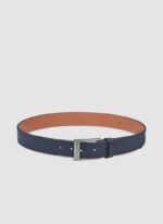 Language Shoes-Men-Troye Belt-Premium Leather-Navy Colour-Belt