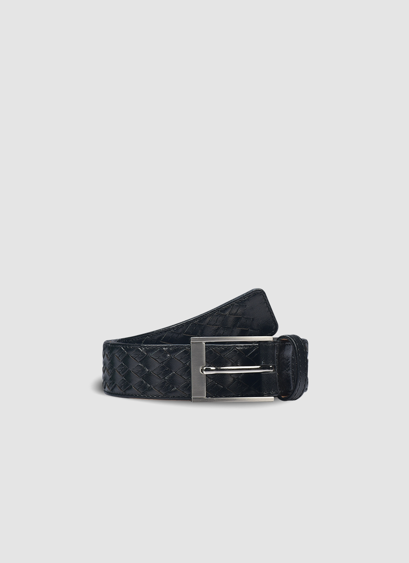 Language Shoes-Men-Jaimy Belt-Premium Leather-Black Colour-Belt