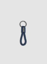 Language Shoes-Men-Criss Keychain-Premium Leather-Navy Colour-Leather Accessories