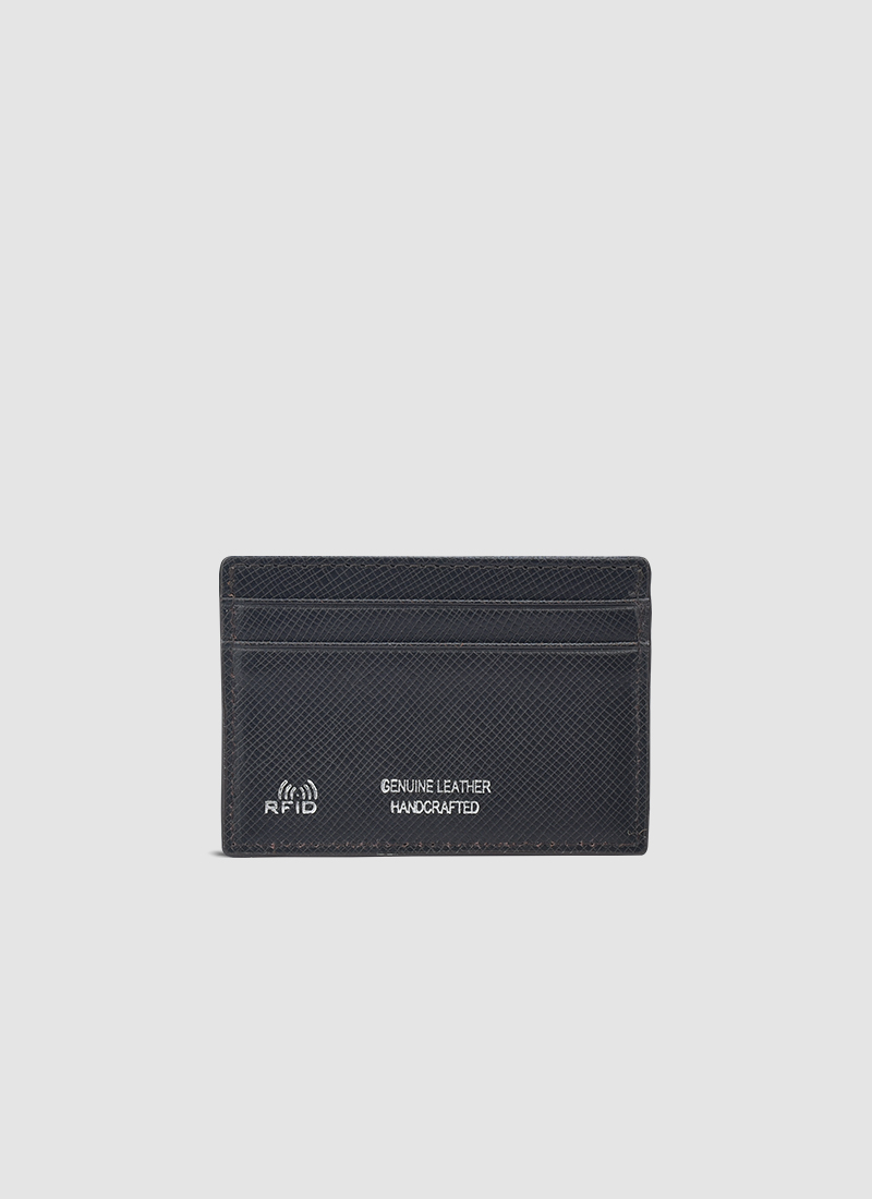 Language Shoes-Men-Baxtor Card Holder-Premium Leather-Dark Brown Colour-Leather Accessories