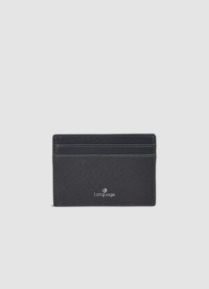 Language Shoes-Men-Baxtor Card Holder-Premium Leather-Dark Brown Colour-Leather Accessories