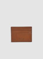 Language Shoes-Men-Luna Card Holder-Premium Leather-Tan Colour-Leather Accessories
