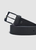 Language Shoes-Men-Sam Belt-Premium Leather-Black Colour-Belt