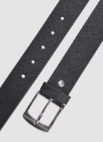 Language Shoes-Men-Sam Belt-Premium Leather-Black Colour-Belt