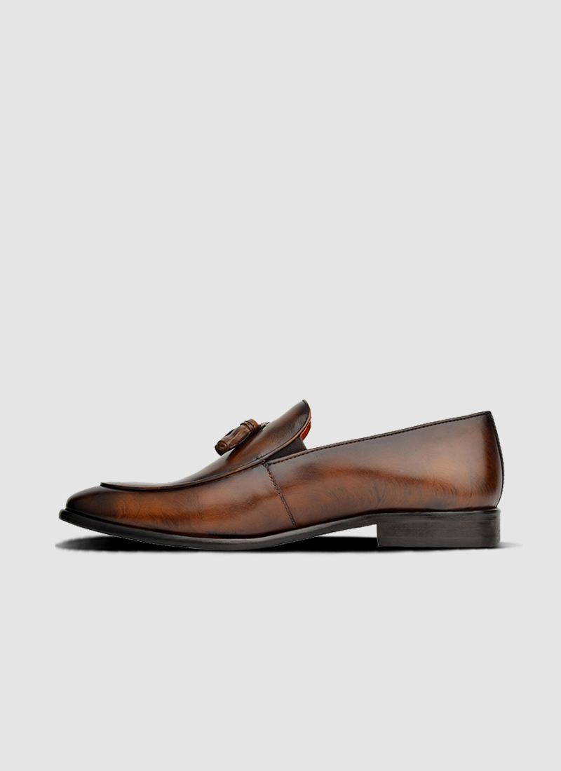 Language Shoes-Men-Chan Loafer-Premium Leather-Brown Colour-Formal Shoe