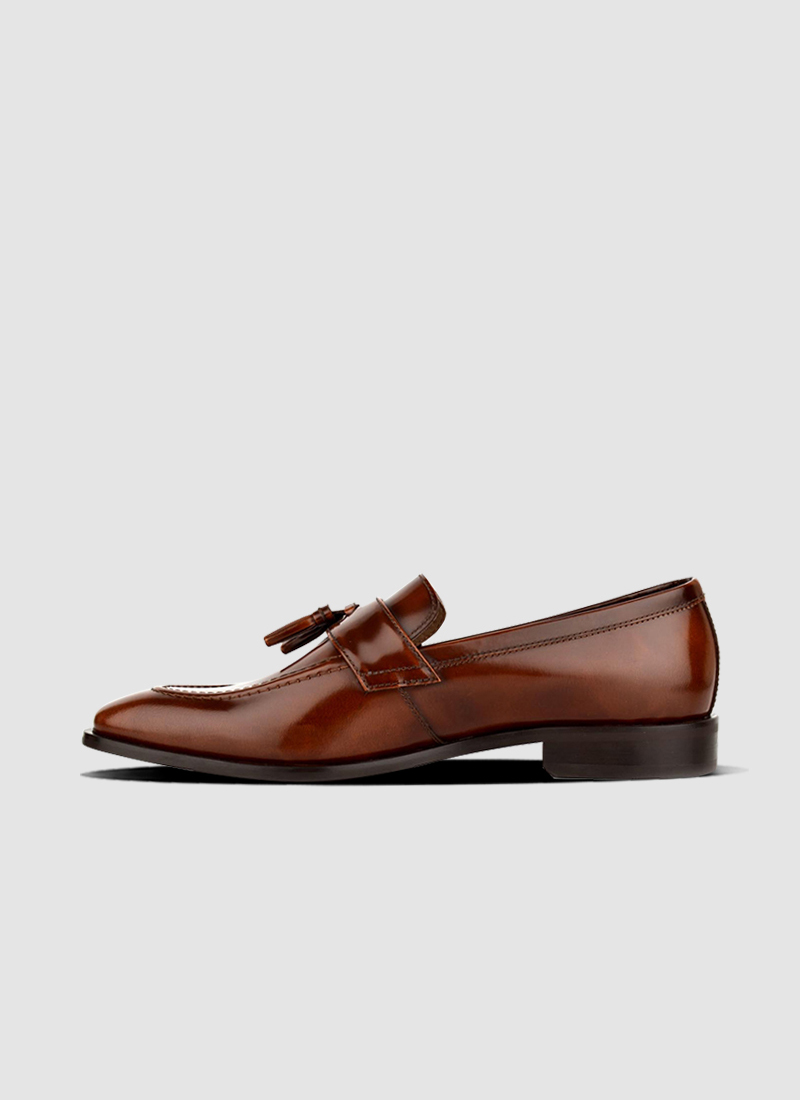 Language Shoes-Men-Dell Loafer-Premium Leather-Tan Colour-Formal Shoe