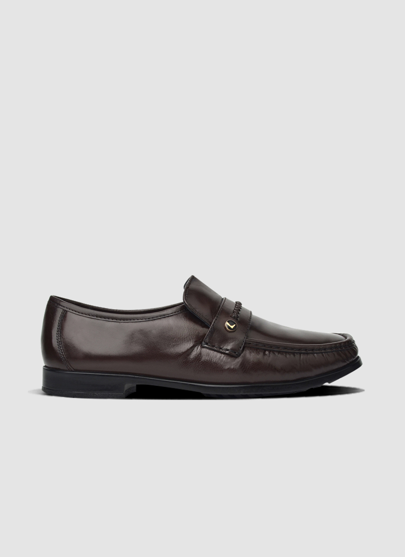 Language Shoes-Men-Gale Moccasin-Premium Leather-Wine Colour-Formal Shoe