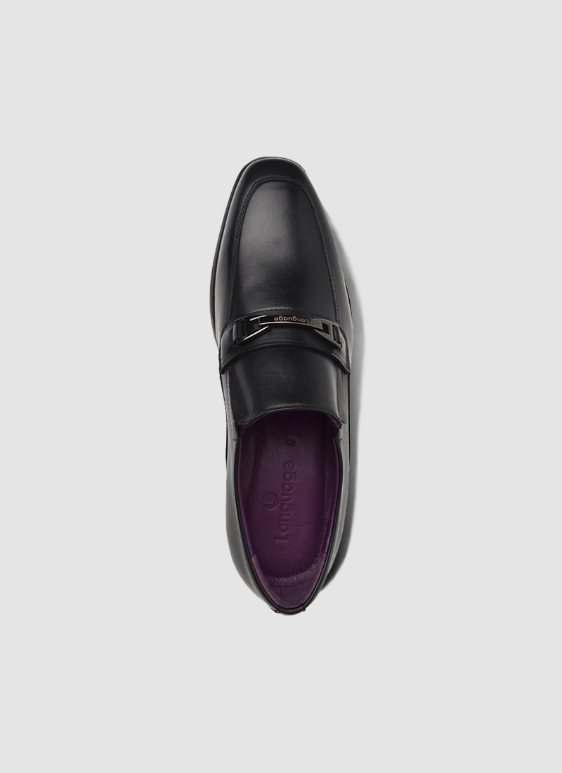 Language Shoes-Men-Logan Loafer-Premium Leather-Black Colour-Formal Shoe