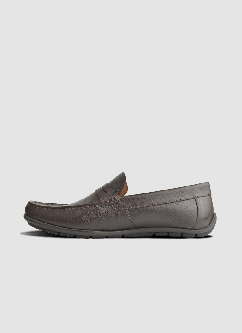 Language Shoes-Men-Justin Driver-Premium Leather-Brown Colour-Casual Shoe