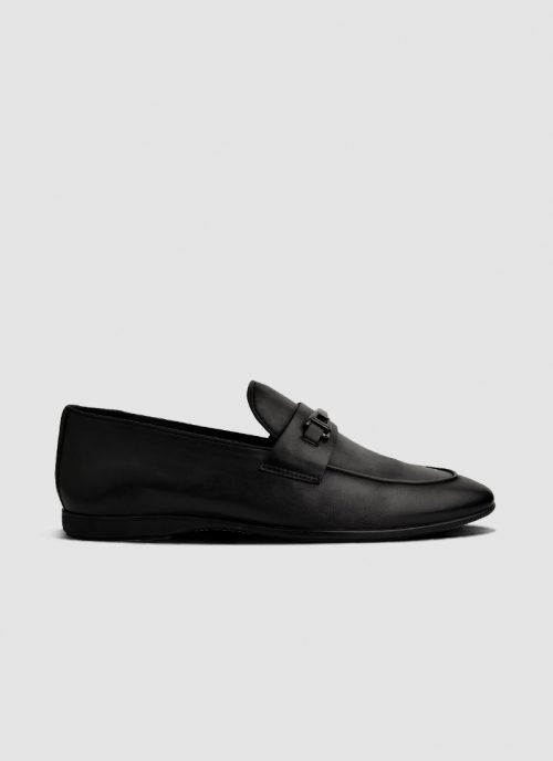 Language Shoes-Men-Theo Loafer-Premium Leather-Black Colour-Formal Shoe
