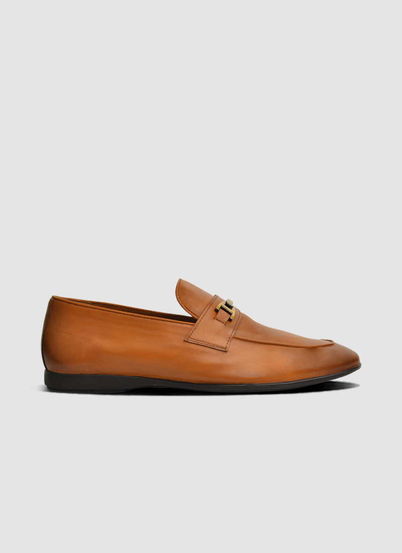 Language Shoes-Men-Theo Loafer-Premium Leather-Tan Colour-Formal Shoe