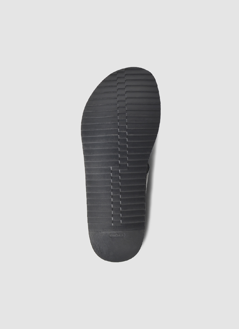 Language Shoes-Men-Gilson Sandal-Premium Leather-Black Colour-Sandal
