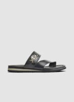 Language Shoes-Men-Gilson Sandal-Premium Leather-Black Colour-Sandal