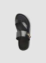 Language Shoes-Men-Gilson Sandal-Premium Leather-Black Colour-Sandal