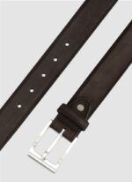 Language Shoes-Men-Ray Belt-Premium Leather-Dark Brown Colour-Belt