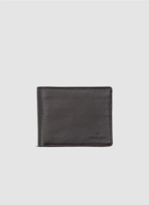 Language Shoes-Men-Dean Bi-fold Wallet-Premium Leather-Brown Colour-Leather Accessories