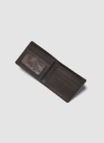 Language Shoes-Men-Dean Bi-fold Wallet-Premium Leather-Brown Colour-Leather Accessories