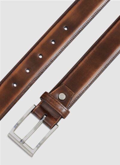 Language Shoes-Men-Parker Belt-Premium Leather-Tan Colour-Belt